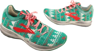 Brooks Levitate 2 Mens Ugly Christmas Sweater Running Shoes Men’s Sz 9 (D) - Picture 1 of 11