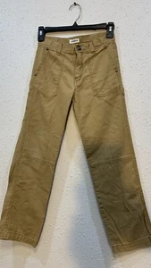 Boys 10 Classic Fit Gymboree “JUNIOR RACER” Khaki CARGO PANTS Tan Adj Waist - Picture 1 of 10