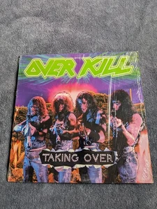 **Original Pressing In Shrink** OVERKILL "Taking Over" (1987) Megaforce LP  VG+ - Picture 1 of 12