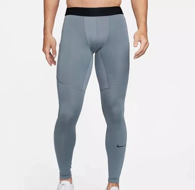 New NIKE PRO Warm Training Tight Men's Size M Grey | Style FB7961-084 NWT $55 - Image 1 of 4