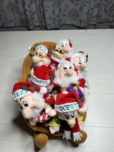 Vintage Disney Snow White And The Seven Dwarfs Christmas Sleigh Soft Plush 15” - Picture 1 of 10