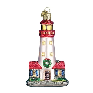Faro de Navidad del Viejo Mundo sin caja - Imagen 1 de 1