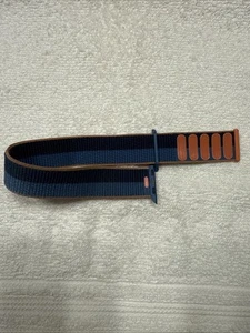 Apple Watch Sport Loop 45mm XL Genuine Navy Blue Coral Blue Color block - Zdjęcie 1 z 4