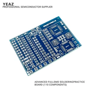 Full SMT Practice Board 110 Parts Soldering Exercise for Beginners - Picture 1 of 8