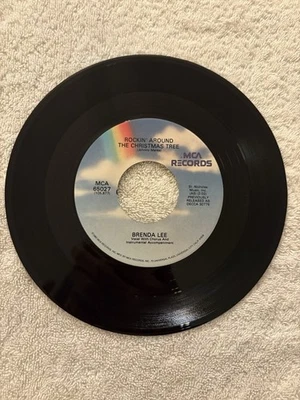 Brenda Lee Rockin' Around the Christmas Tree/Papa Noel виниловая пластинка 45 шт. - Изображение 1 из 2