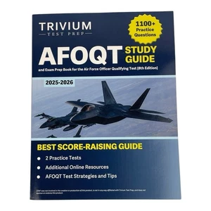 Trivium AFOQT Study Guide 2025-2026 PREP Book - Imagen 1 de 5