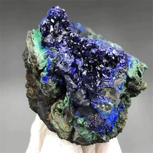 Neu Azurit Malachit Geode Kristall Natur Mineral Probe Reiki Heilstein - Bild 1 von 12
