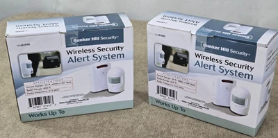 Bunker Hill Wireless Security Alert System, Two (2) Sensor & Receiver Sets 61910 - Image 1 of 4