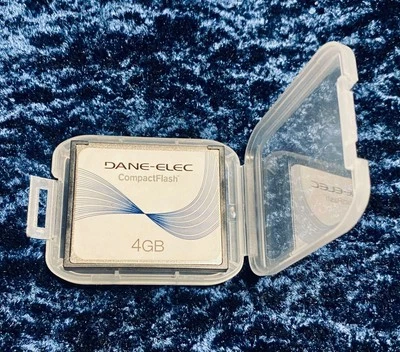 Dane-Elec 4GB CF Compact Flash Memory Card (Taiwan) - Image 1 of 2