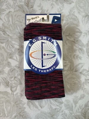 New E.G. Smith Women's Tights (Red/Gray Heather) Cotton Blend (S/M) - Image 1 of 3