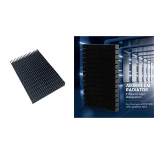 GPU Radiator Aluminum Graphics Card GPU Backplate for RTX3090 3080 150x93x15mm - Afbeelding 1 van 8