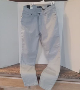 NWT Buffalo David Bitton Mid Rise Stretch Skinny Ankle Grazer Jeans Light Wash - Picture 1 of 4