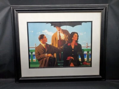 Impressão artística de parede emoldurada Jack Vettriano "Someone Else's Baby" 23"x19" - Imagem 1 de 4