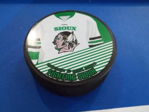 North Dakota Fighting Sioux WCHA Hockey Puck Official FREE SHIPPING!! Cover