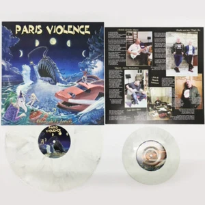 PARIS VIOLENCE - ALLONS DE L'ARRIERE (LP + 7"EP) lim. white marbled Skinhead Oi! - Picture 1 of 2