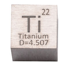 Tytan metaliczny o wysokiej czystości 10 mm sześcian o gęstości 99,95% czysty do kolekcji elementów