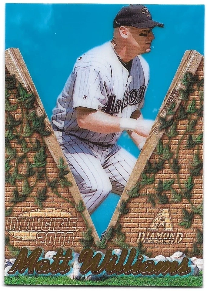 Tarjeta Pacific Invincible Matt William 2000 #9 Diamondbacks Foto 1 de 1