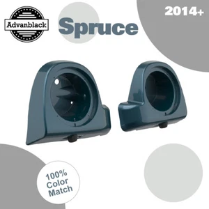 Vainas de altavoz Rushmore de 6,5" Spruce carenados con ventilación inferior para 2014+ Harley Touring - Imagen 1 de 5