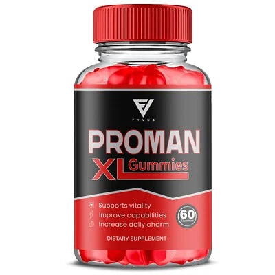 Proman XL Gummies Pro Man XL Max Strength Formula (60 gomitas) Foto 1 de 3