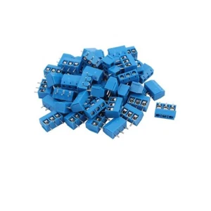 5x Bloque Terminal Clema Conexion 3 pines PCB - SCREW TERMINAL BLOCK 3 pins - Imagen 1 de 3