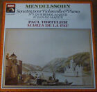 PAUL TORTELIER / MARIA DE LA PAU / MENDELSSOHN sonatas for cello & piano / EMI