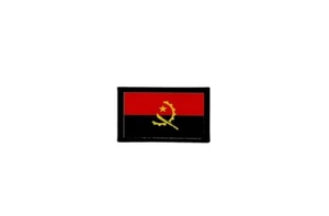 Patch ecusson brode imprime voyage souvenir backpack drapeau angola angolais - Picture 1 of 1