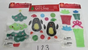 Gel de ventana de Navidad para decoración árbol / pingüino / regalos - Imagen 1 de 12