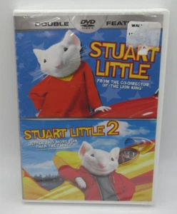 STUART LITTLE / STUART LITTLE 2 DOUBLE FEATURE DVD, GEENA DAVIS, HUGH LAURIE, WS - Picture 1 of 2