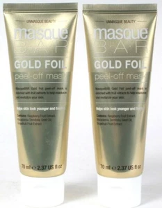 2 Desenmascarar Beauty 2,37 oz barra de máscara lámina de oro con extracto de fruta máscara peeling - Imagen 1 de 1