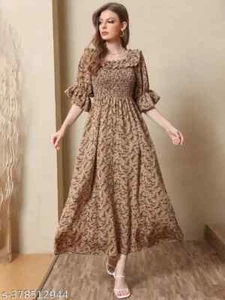 ancy Stylish Sleeve Women Dresses - Picture 1 of 4