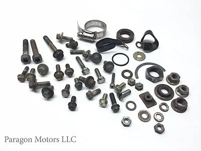 04-06 05#1 Suzuki RMZ250 RMZ 250 KX250F Parafuso Motor Caixa Corpo Parafusos Porcas Arruelas - Imagem 1 de 4