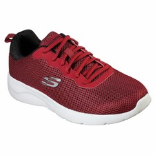 skechers memory foam mens red