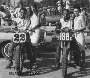 Gene Romero Flat Track Racer Triumph John Pipkin 1966 California winner photo - Picture 1 of 1