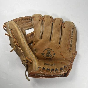 VTG Bristol Baseball Glove RHT H-Web Basket B4480 Fielder Mitt 10” - Bild 1 von 12