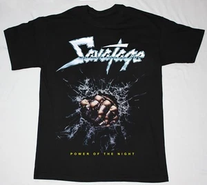 SAVATAGE Band POWER OF THE NIGHT T-Shirt Baumwolle schwarz S-5XL für Herren IN761 - Bild 1 von 3