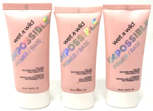 (3) Wet N Wild Impossible Primer Sealed 0.84 fl oz Silicone-Free Primer - Picture 1 of 3