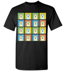 Norwegian Buhund Cartoon Pop T-Shirt Tee, Men Women Youth Tank Short Long Sleeve - Picture 1 of 9