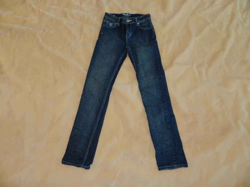 Jeans ajustados lavados oscuros Pepe talla 14 usados en excelente estado para niñas Foto 1 de 4