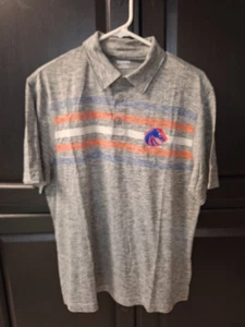 Boise State Broncos Mens Medium Polo Short Sleeve. - Picture 1 of 3