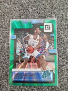 2022-23 panini donruss rated rookie green laser jaylin williams - Picture 1 of 2