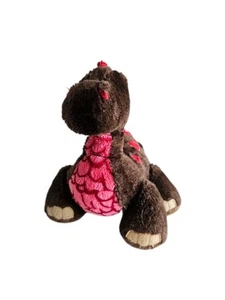Ganz Webkinz HM338 Cocoa Dinosaur Plush Stuffed Animal Brown No Code - Picture 1 of 3