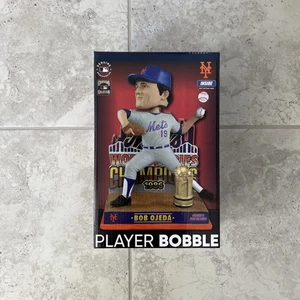 Bob Ojeda FOCO New York Mets 1986 World Series Champions Bobble Head In Box - Picture 1 of 5