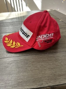 MotoGP Bridgestone Red Embroidered Motorsport Cap Hat 2008 Japanese Gran Prix - Picture 1 of 9