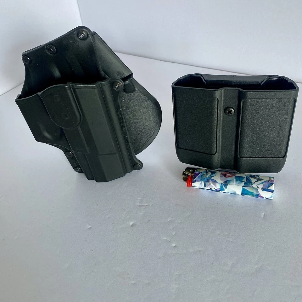 Walther P99/P99 Compact, Fobus Holster + Blackhawk Double magazine mag pouch New - Image 1 of 4