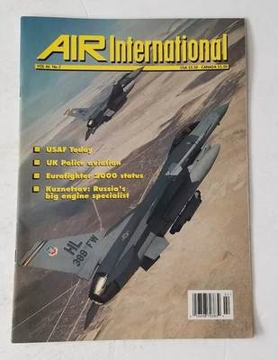 AIR INTERNATIONAL MAGAZINE March 1994, USAF Today, Kuznetsov, Spanish RF-4 - Image 1 of 2