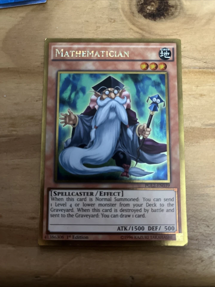 Mathematician - PGL2-EN039 - Gold Rare - 1st Edition YuGiOh! Premium Gold 2 - Image 1 of 1