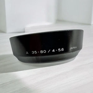 MINOLTA CAMERA Black A 35-80 / 4-5.6 Lens Hood For 35-80mm 1:4-5.6 Shade Japan - Picture 1 of 10