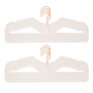Velvet Hangers 50 Pack, Ultra Slim & Short Neck Hanger, 360 Swivel Hook, Spac... - Picture 1 of 7