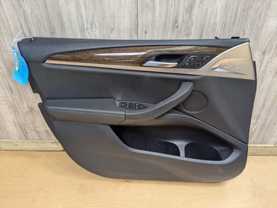 18-23 OEM BMW G01 X3 ПЕРЕДНЯЯ ЛЕВАЯ ВОДИТЕЛЬСКАЯ БОКОВАЯ ДВЕРНАЯ ПАНЕЛЬ ОТДЕЛОЧНЫЙ ЧЕХОЛ ЧЕРНЫЙ - Изображение 1 из 4