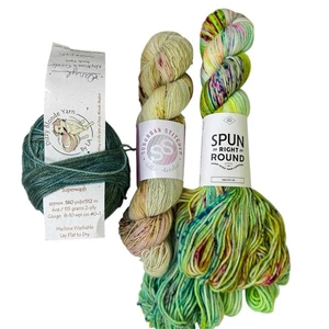 Hilado derecho redondo * Cosedor suburbano * Hilo Dizzy Boone 100 SW lana merino - Imagen 1 de 12